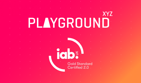 Playground xyz Awarded IAB Gold Standard 2.0 playground xyz gold standard