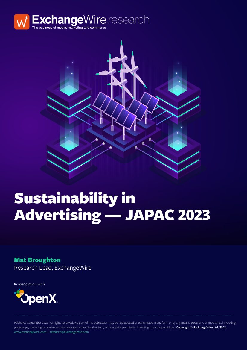 Sustainability in Advertising - JAPAC 2023 Sustainability in Advertising JAPAC 2023 Cover